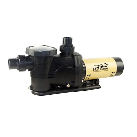 K2 Pumps Two Speed Pool Pump, 1-1/2 HP, Self-priming, 230 Volt, DOE Compliant PPI15001SPK